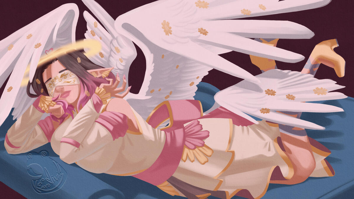 Lounging Angel